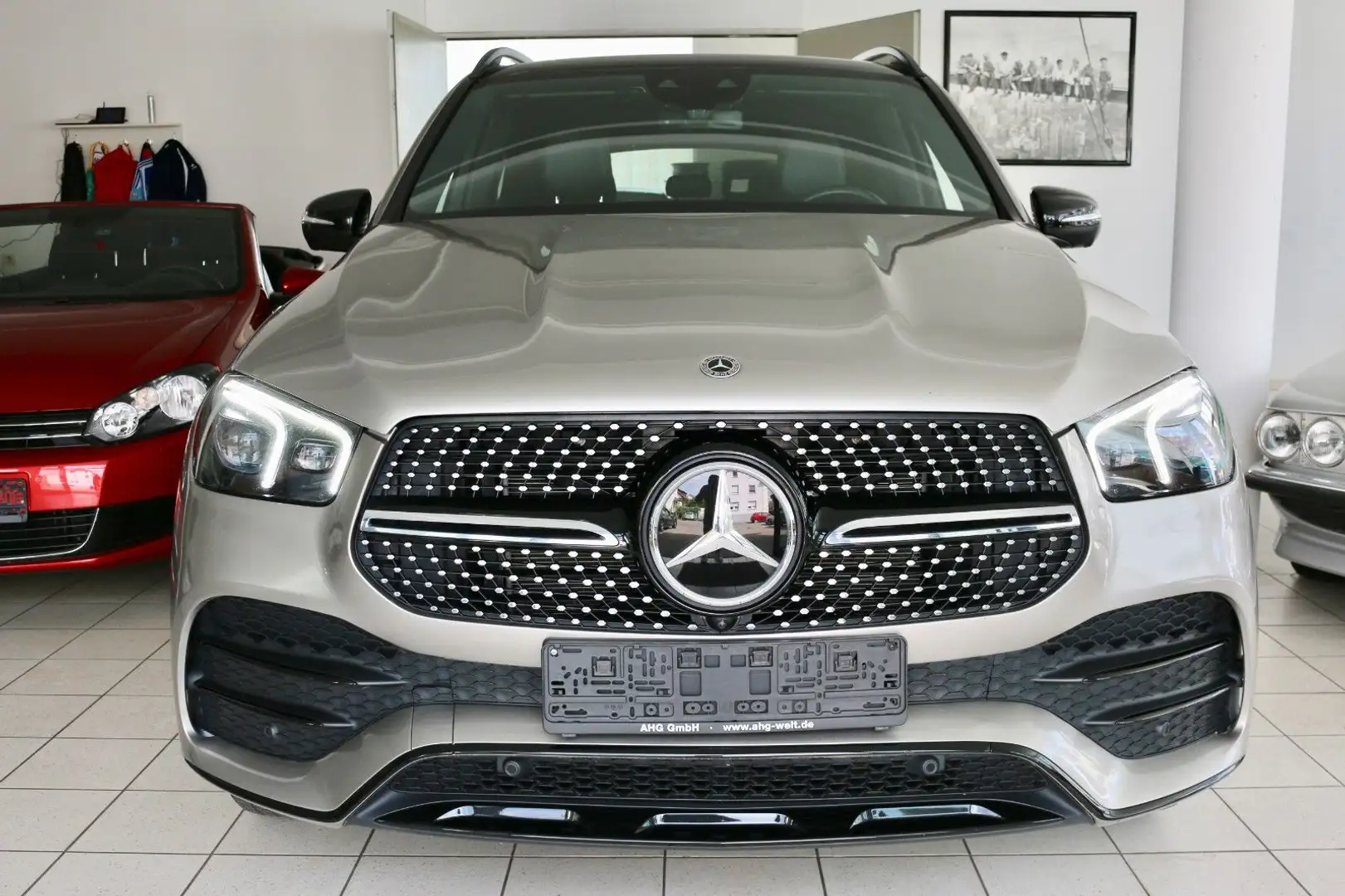 Mercedes-Benz GLE 300 d 4Matic/AMG/Head Up/Pano/AHK/Night Argintiu - 2