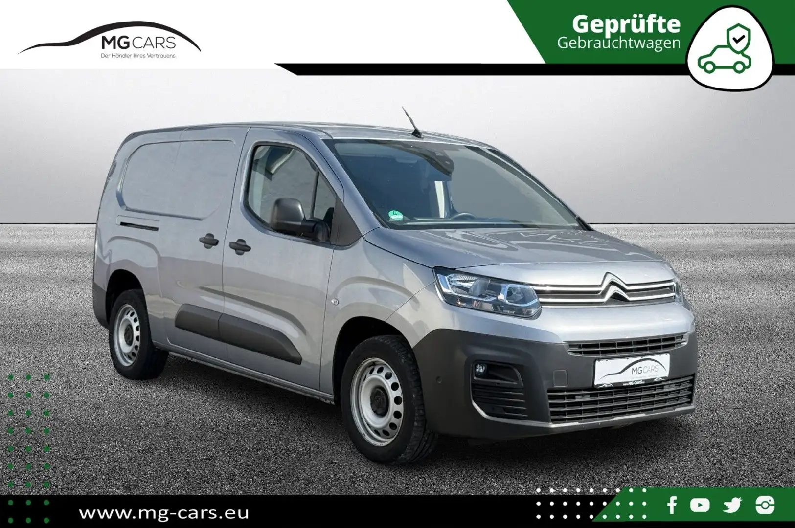 Citroen Berlingo Kasten Club XL/L2~Kamera~Klima~TÜV Neu! Grau - 1
