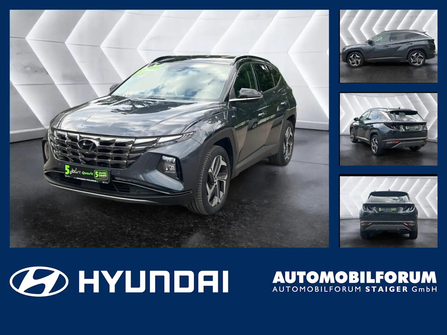Hyundai TUCSON 1.6 CRDi Prime Matrix 4xSHZ ACC AUT Zwart - 1