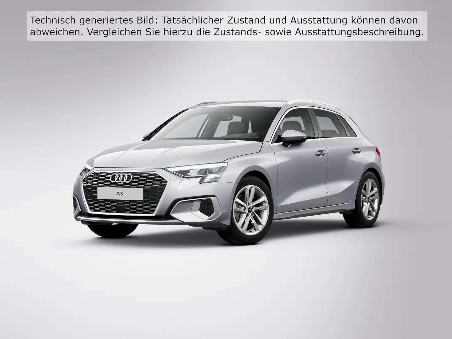 Audi A3 Advanced 30 TFSI S tr. LED RFK NAVI Silber - 2