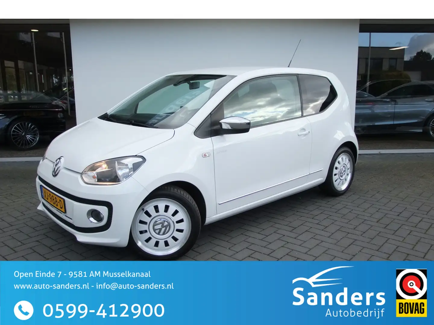 Volkswagen up! 1.0 high up! BlueMotion / White up/ Navigatie/ Par Blanco - 1