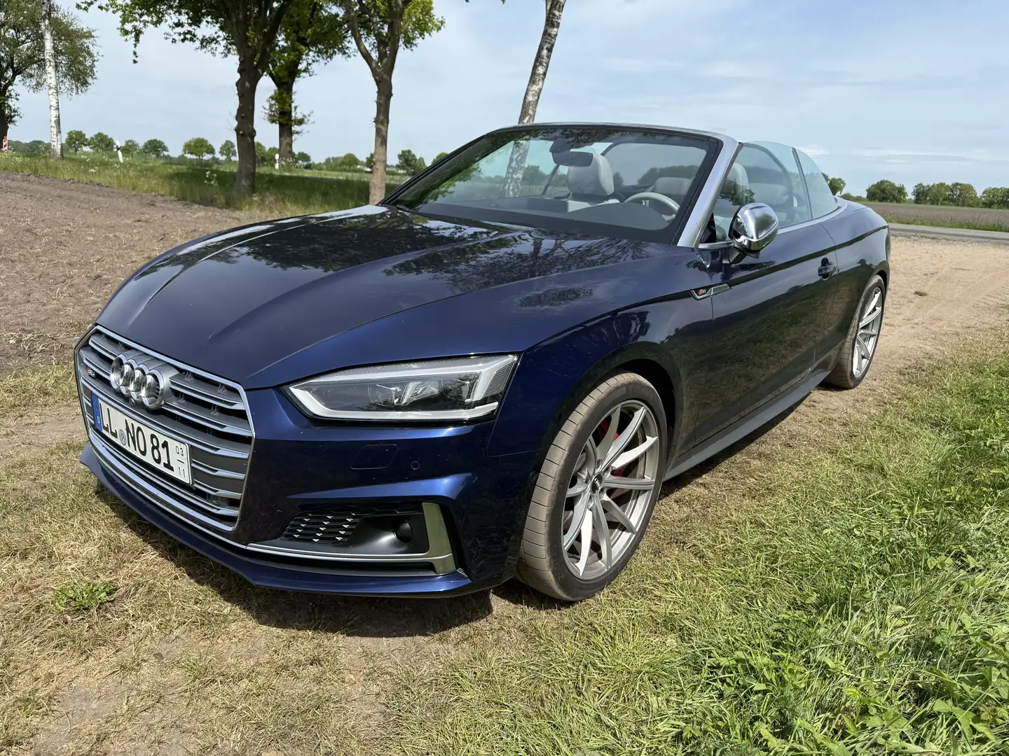 Audi S5 Cabrio Matrix ACC Individual Massage Voll dt. Fzg. Niebieski - 1