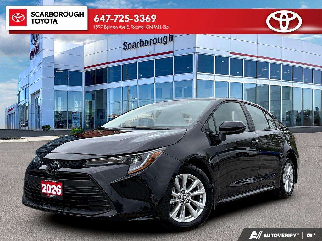 Black 2026 Toyota Corolla Sedan Automatic