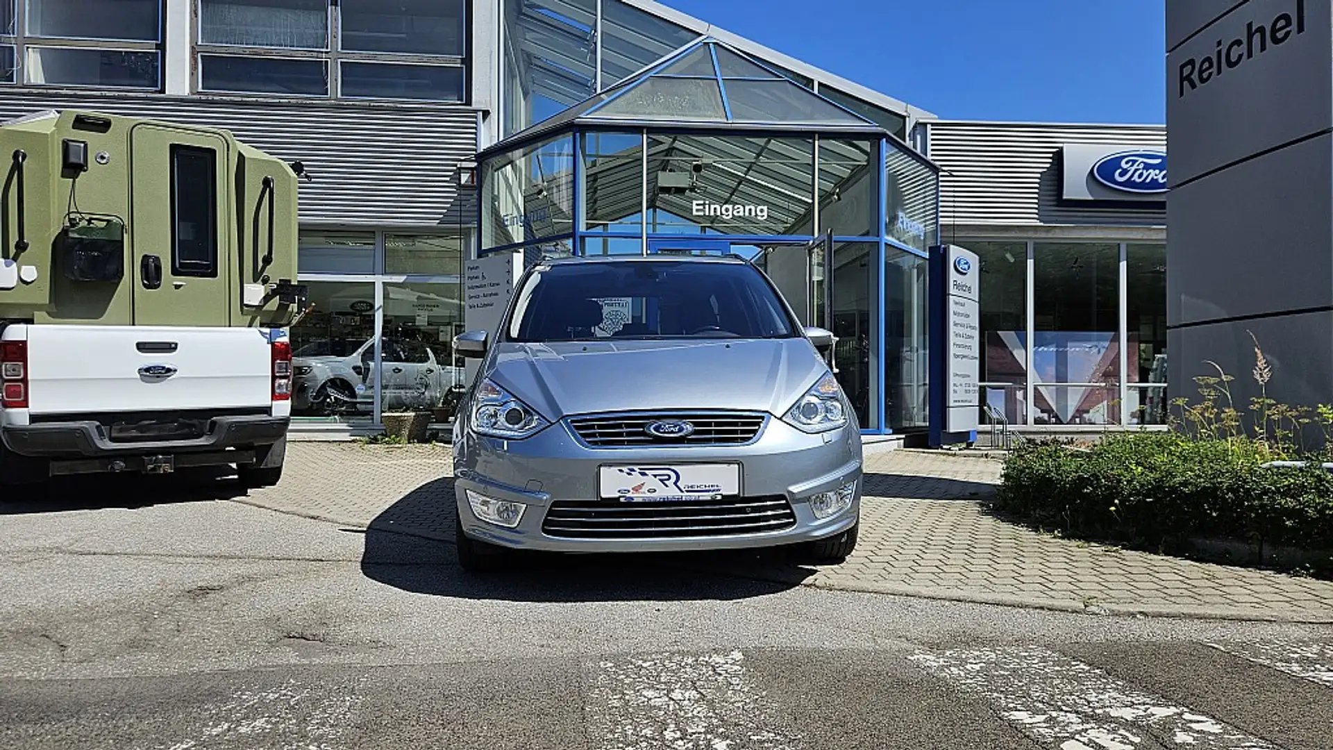 Ford Galaxy Titanium 2,0 TDCi Aut. Plateado - 2