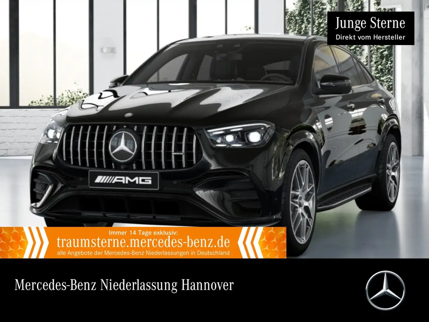 Mercedes-Benz GLE 53 AMG GLE 53 HYBRID Coupé 4M NIGHT+PANO+360+AHK+22"+HUD Schwarz - 1