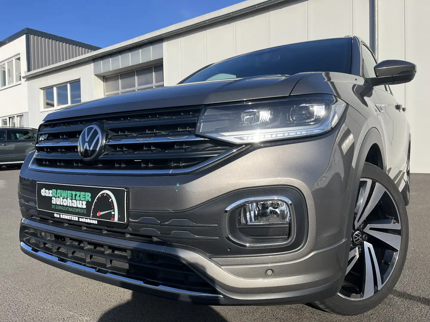 Volkswagen T-Cross 1.5 TSI DSG R-Line 138€ m. 20% Anzahlung Navi AC Gris - 1