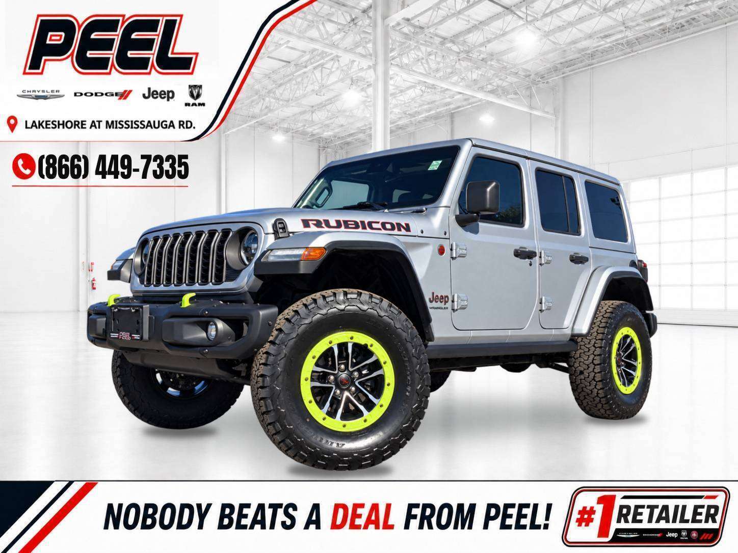 Silver 2024 Jeep Wrangler SUV / Crossover Four-Wheel Drive 8-Speed Automatic