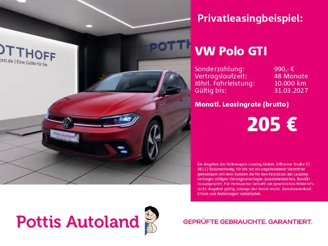 Volkswagen Polo GTI NAVI SITZHZG PDC IQ.LIGHT KLIMA