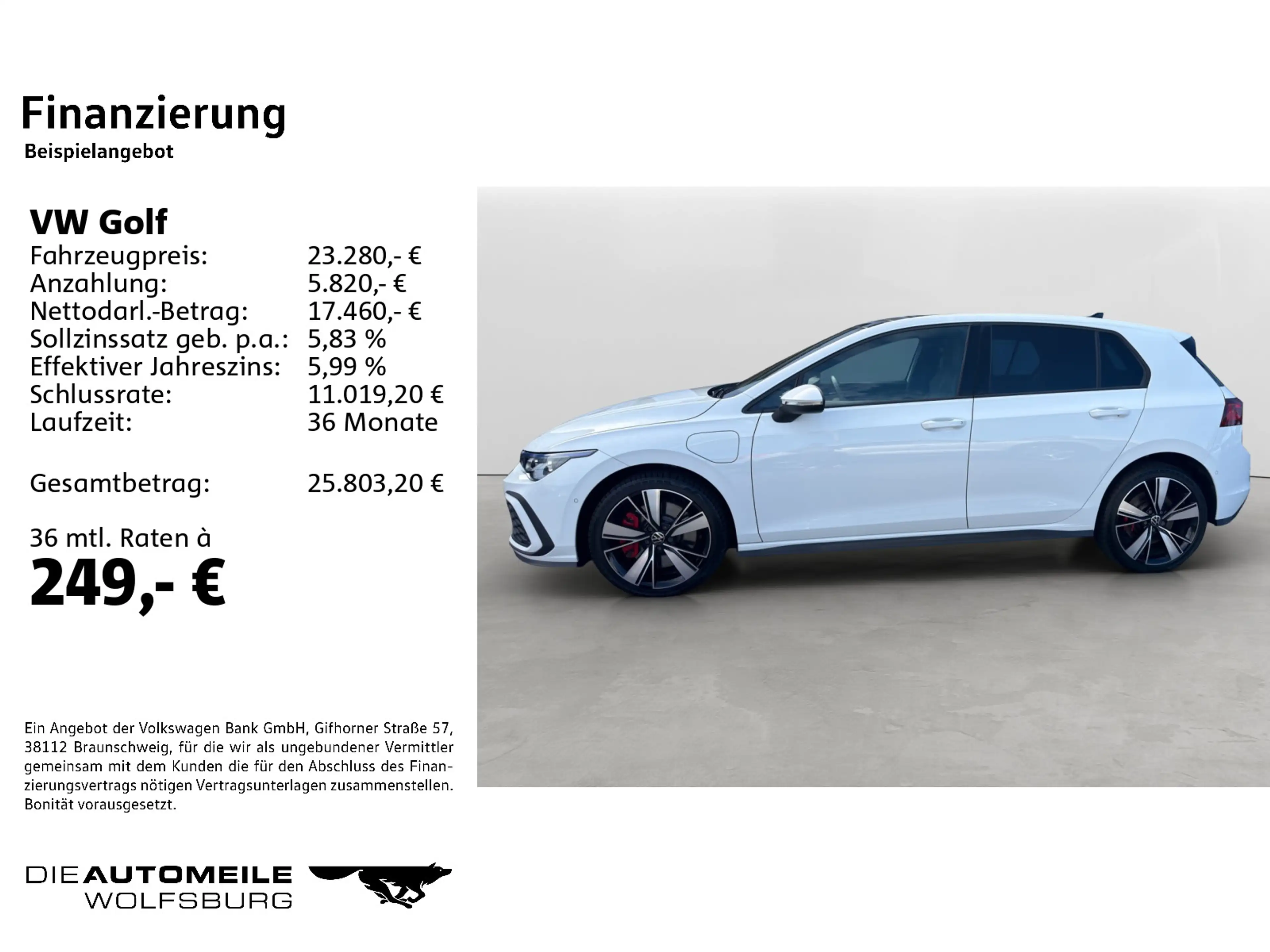Volkswagen Golf GTE 8 VIII 1.4 eTSI Hybrid DSG GTE HeadUp/Matri — photo 2