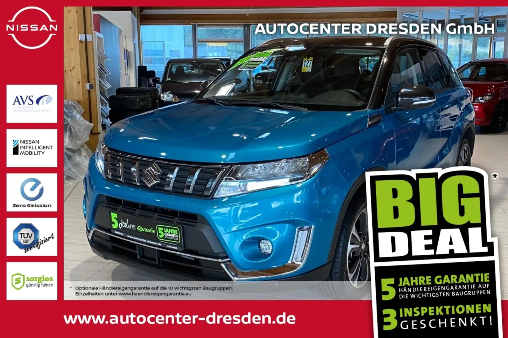 Suzuki Vitara 1.5 4x2 Comfort+ ACC Kam Pano SitzH Navi Vert - 1