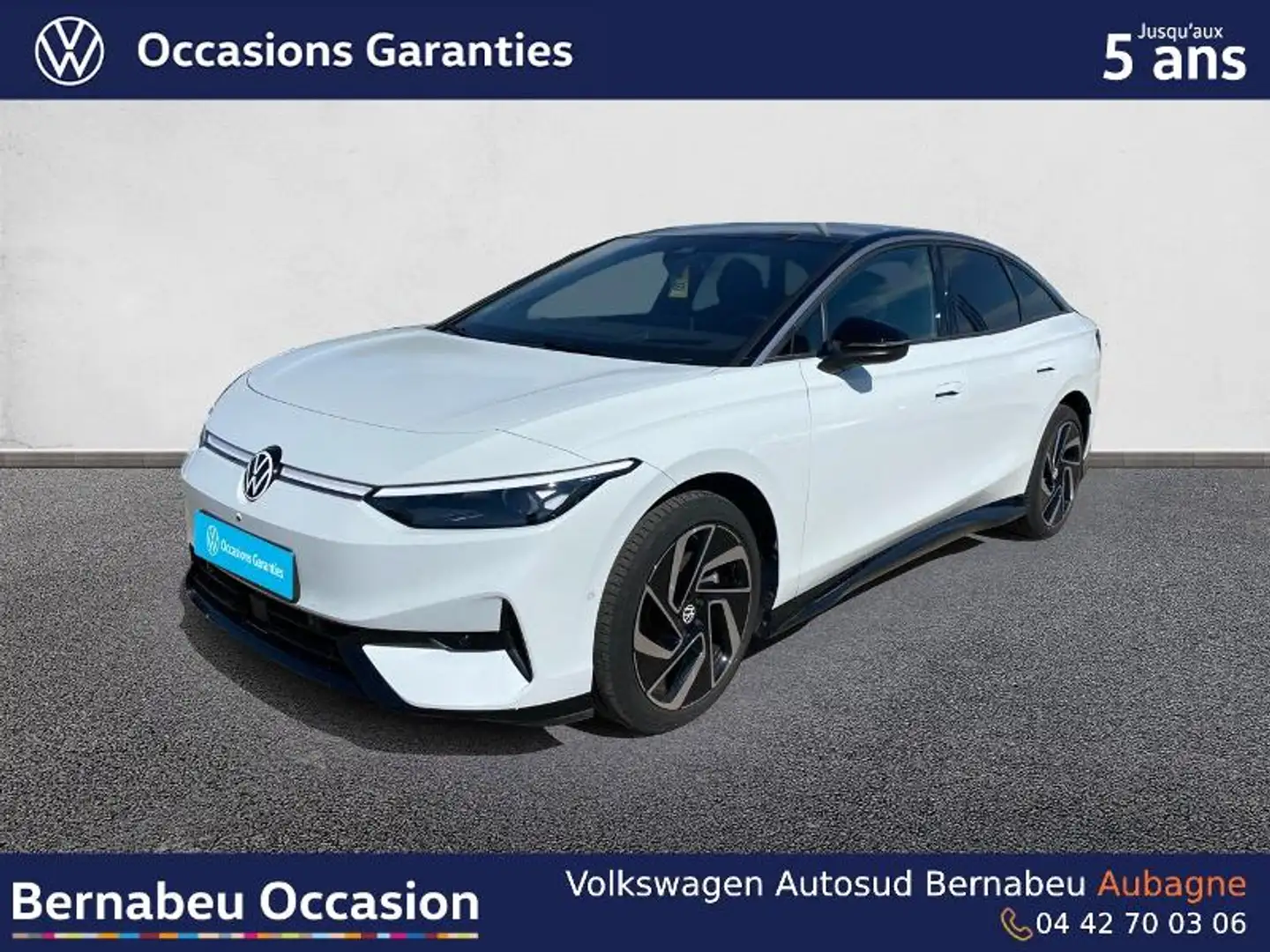 Volkswagen ID.7 286ch Pro 77kWh Style Executive Blanc - 1