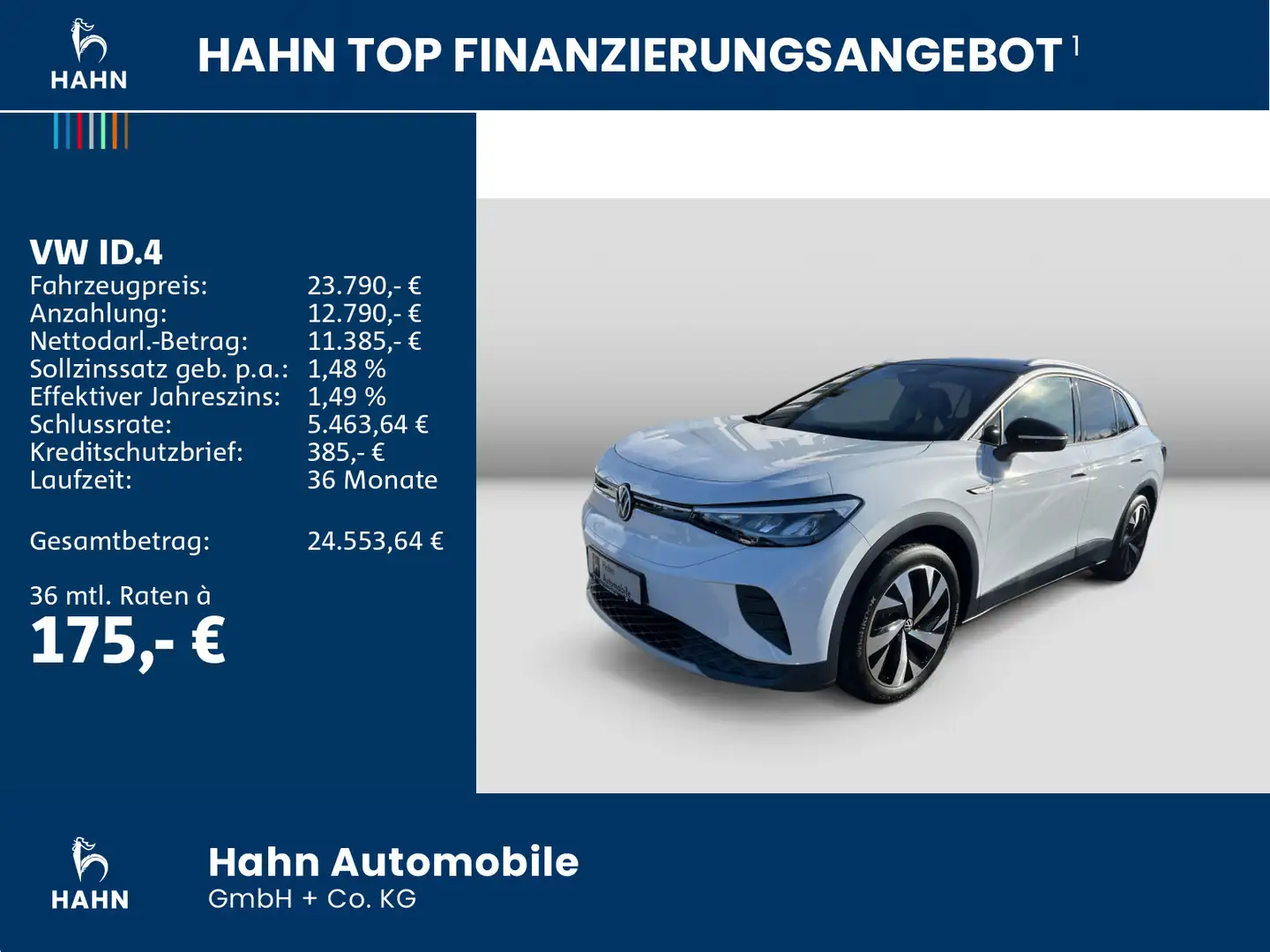 Volkswagen ID.4 Pro Performance 1st LED Navi ACC APP Sitzh Weiß - 2