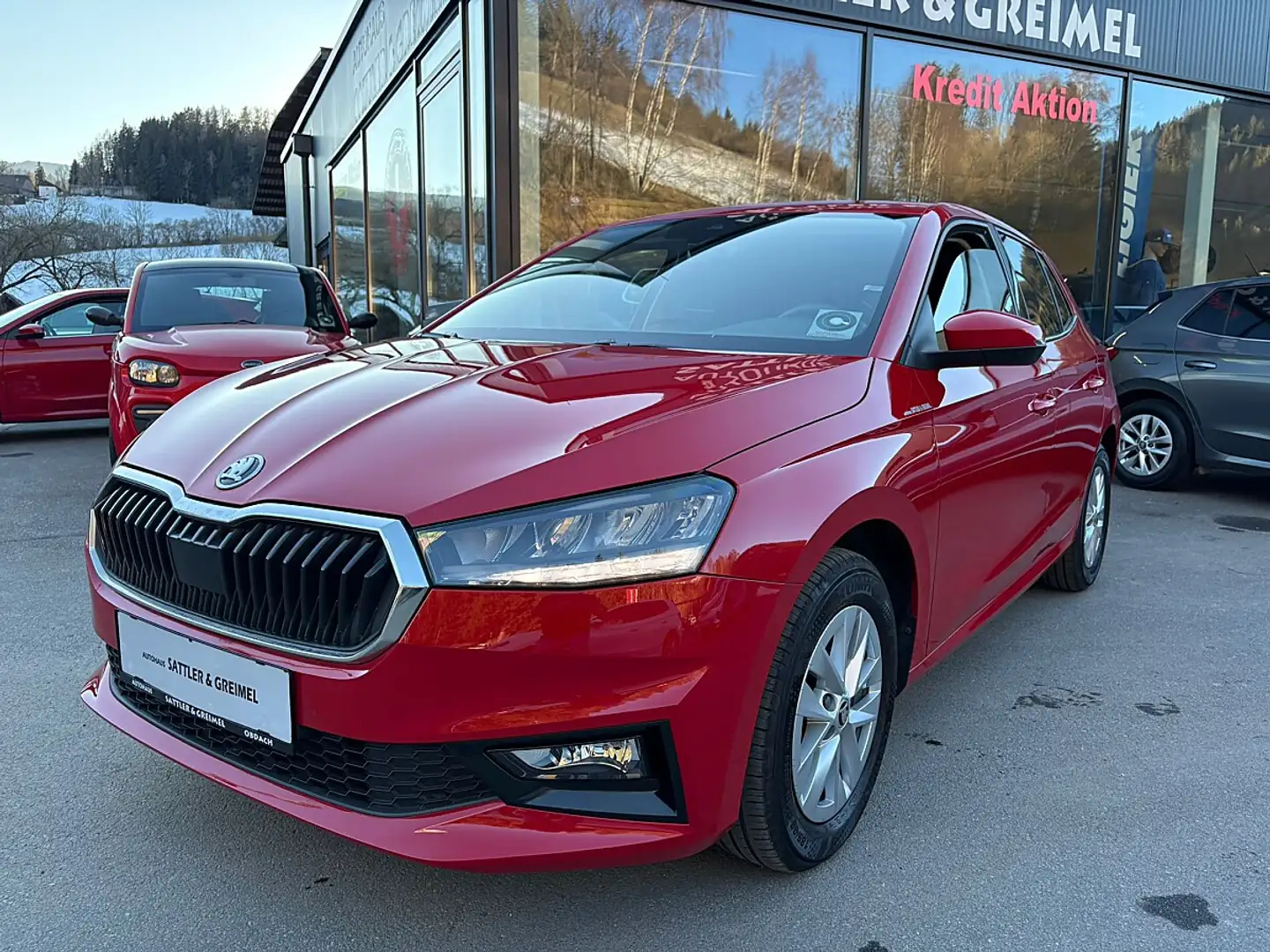 Skoda Fabia Selection 1,0 TSI Rot - 1