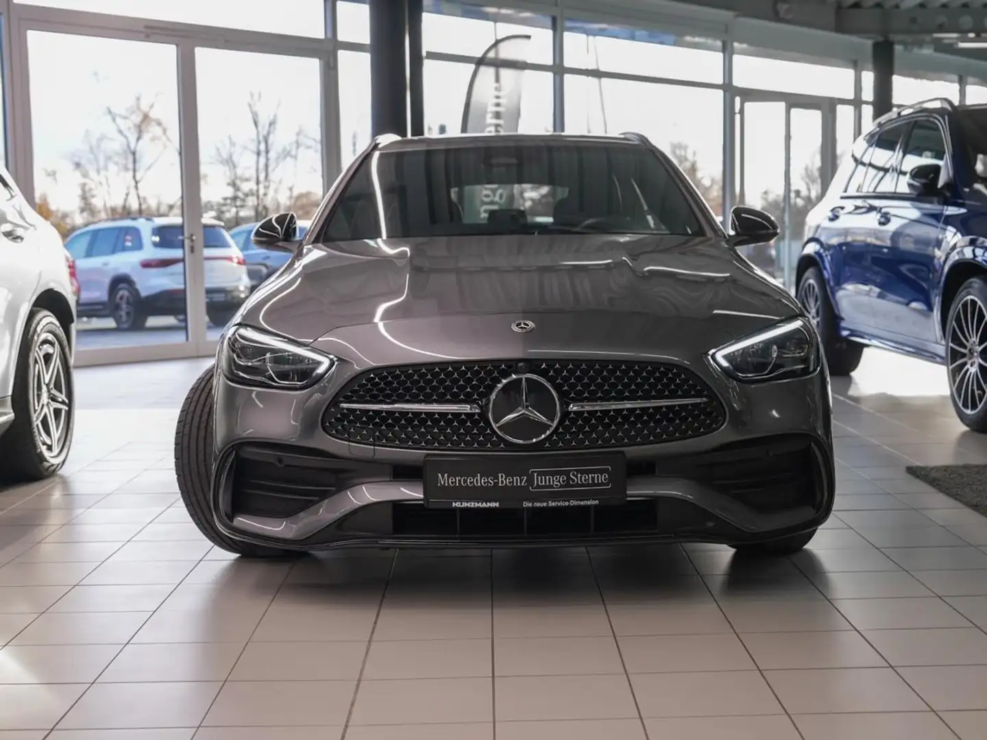 Mercedes-Benz C 200 d T AMG Night MBUX Navi Memory EasyPack Gris - 2