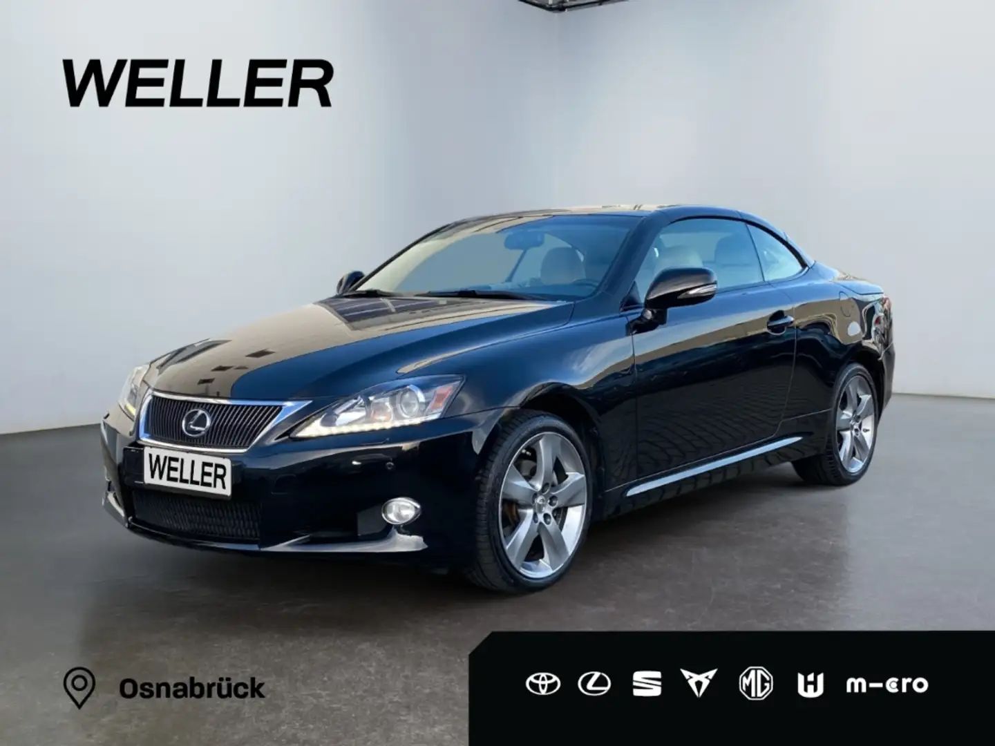 Lexus IS 250 Cabriolet Luxury Line *Navi*Xenon*Kamera*LMF*SHZ* Czarny - 1