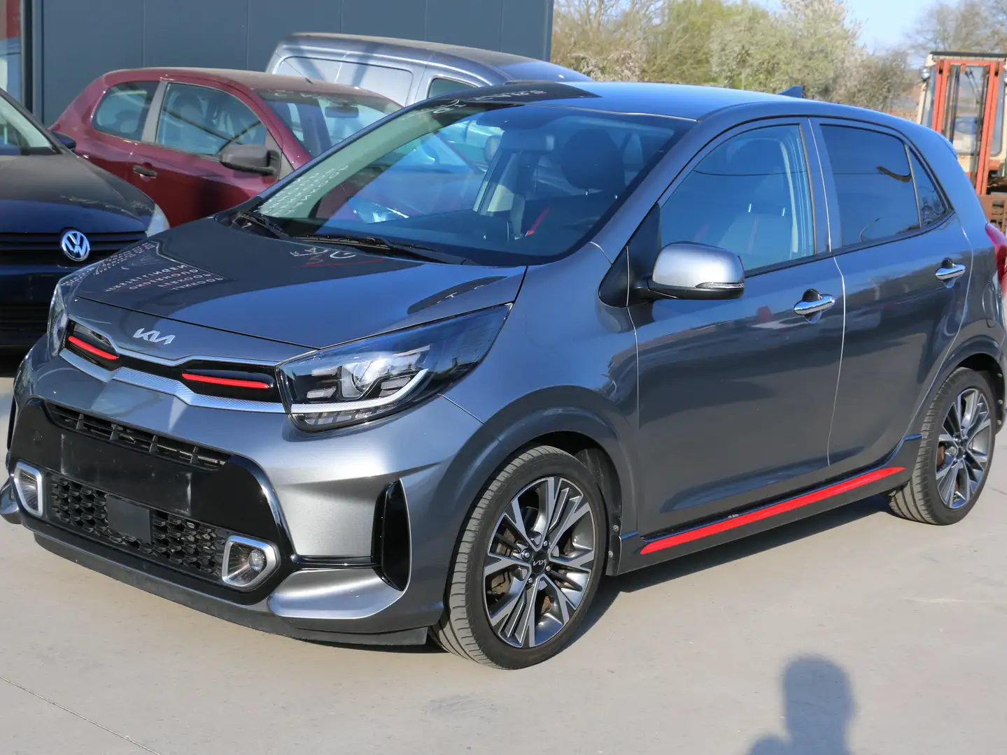 Kia Picanto 1.2 GT LINE - AUTOMAAT + 1 JAAR GARANTIE TRAXIO Gris - 2