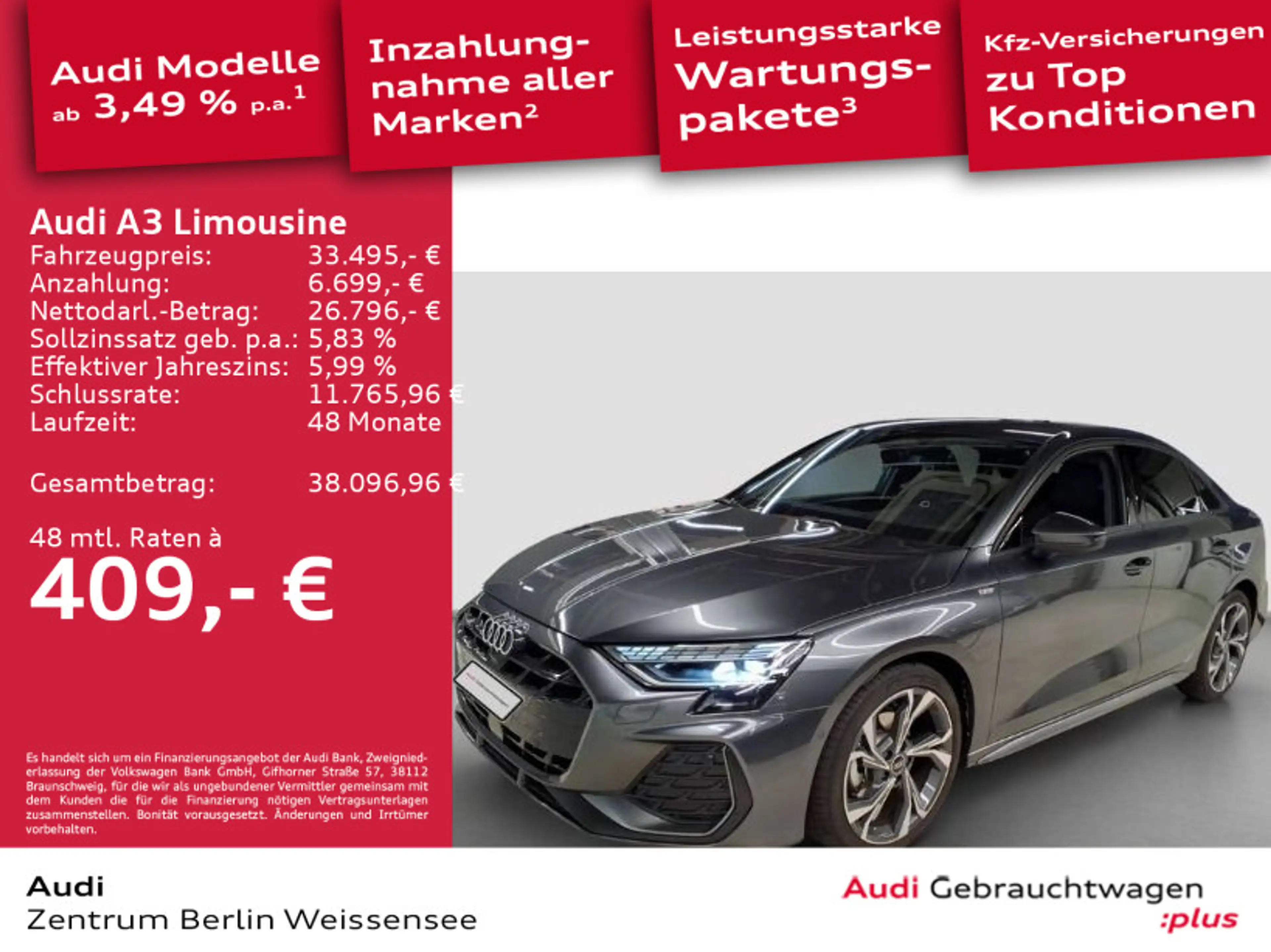 Audi A3 S line TFSI 85 kW S tronic — photo 2