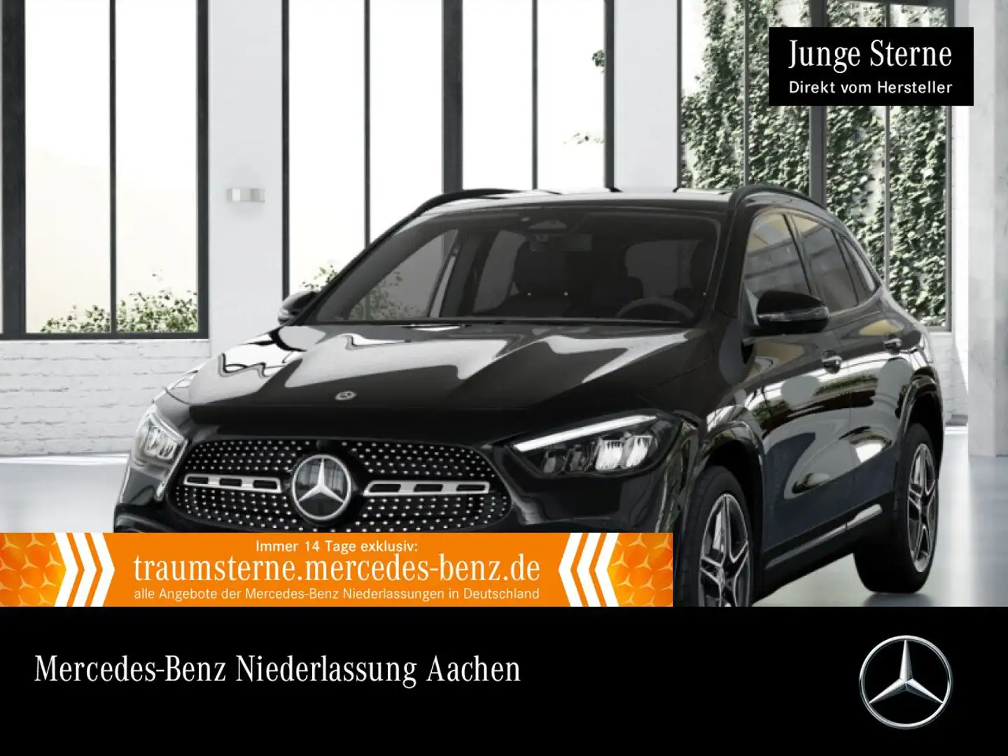 Mercedes-Benz GLA 180 AMG+NIGHT+360°+AHK+LED+STHZG+BURMESTER+7G Schwarz - 1