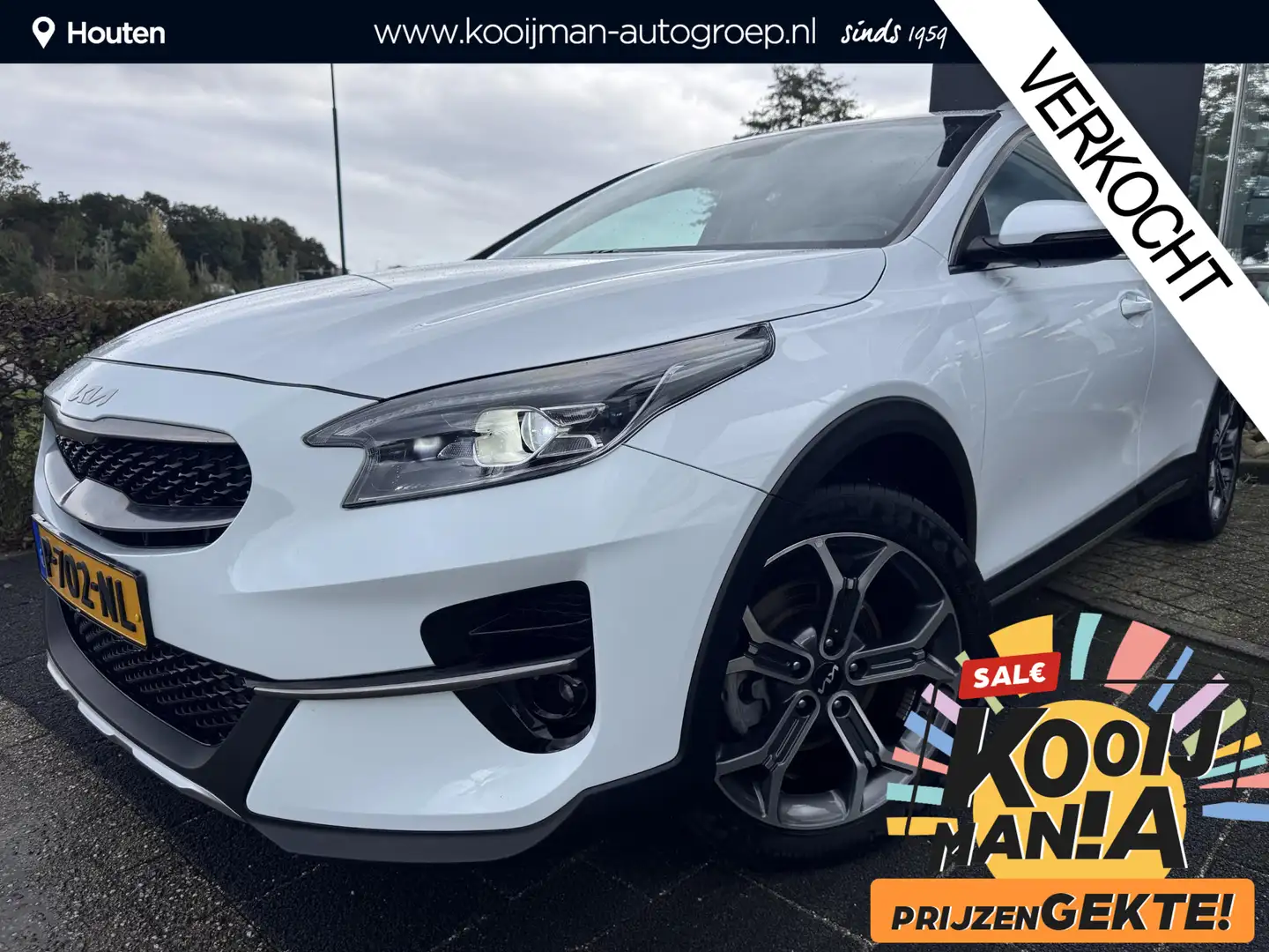 Kia XCeed 1.5 T-GDI MHEV DynamicLine | 1.300kg Trekgewicht! Blanc - 1
