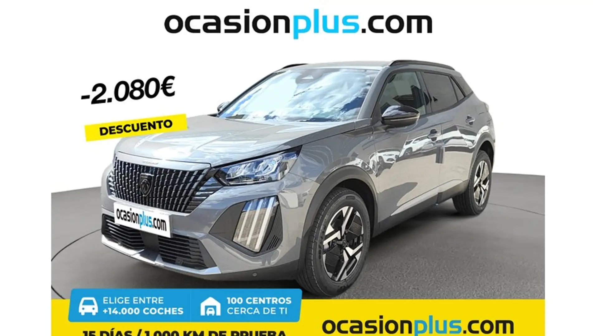 Peugeot 2008 1.2 PureTech S&S Allure 100 Gris - 1