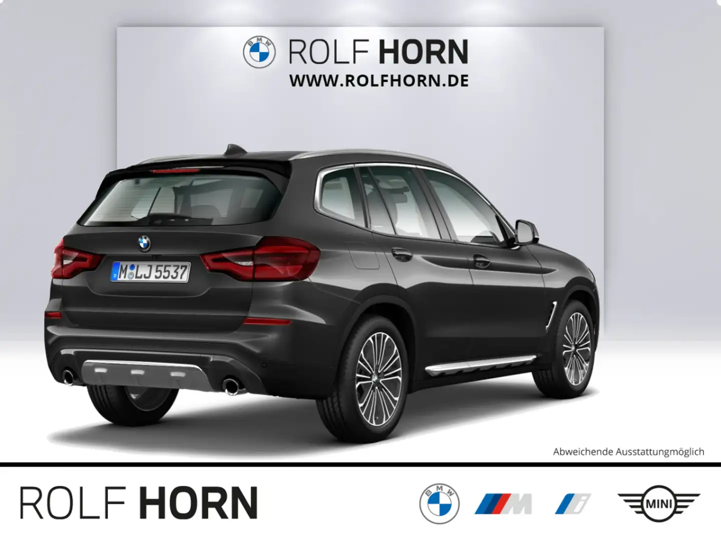 BMW X3 xDrive20i Luxury Line HeadUp Pano HiFi Sitzhz Grau - 2