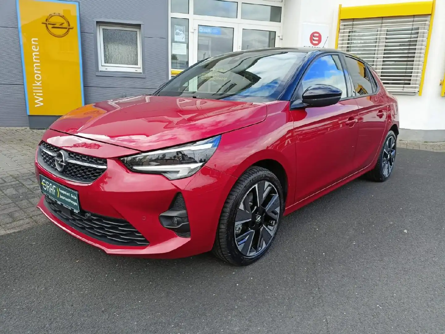 Opel Corsa-e e GS *11kWCharger*Navi*EPHv+h+Kam*VollLED* Rouge - 1