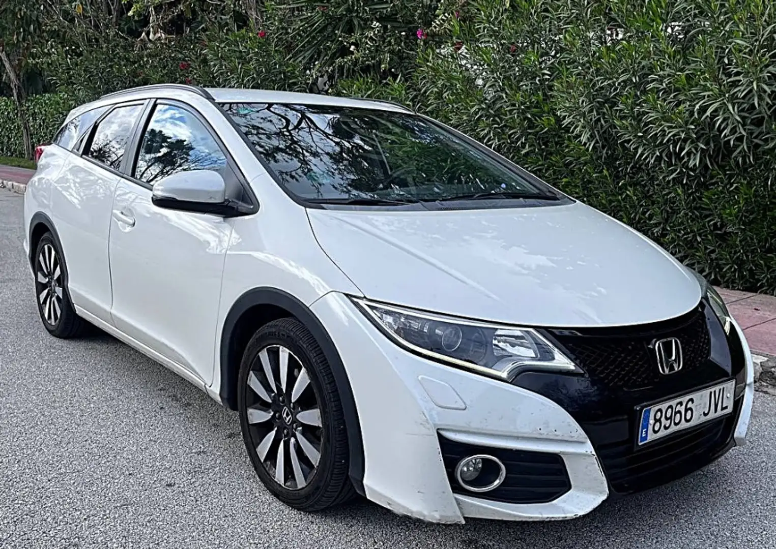 Honda Civic 1.6 i-DTEC Elegance Blanc - 1