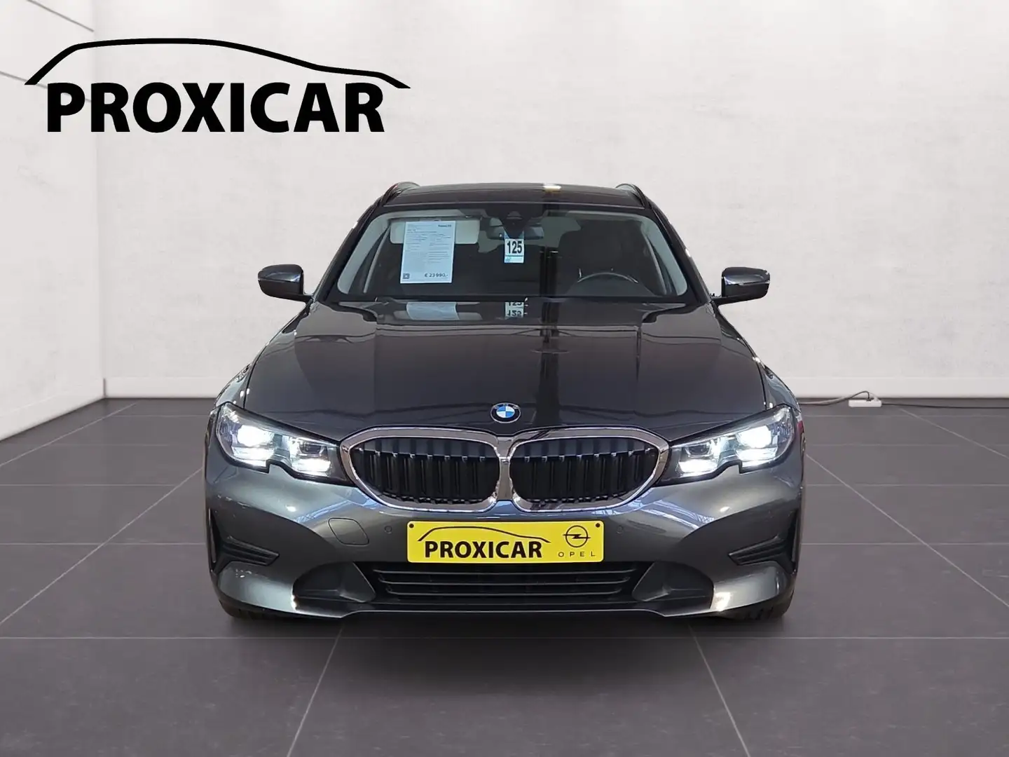 BMW 318 2.0d 136cv Touring Carplay*Cuir*Cruise*Camera Gris - 2