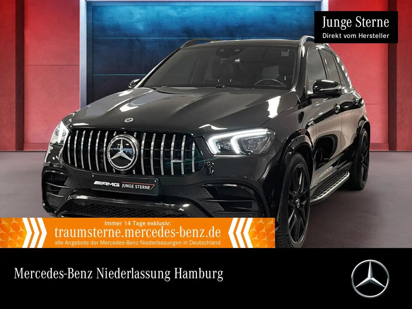 Mercedes-Benz GLE 63 AMG GLE 63 S 4M NIGHT+PANO+360+AHK+MULTIBEAM+FAHRASS Schwarz - 1