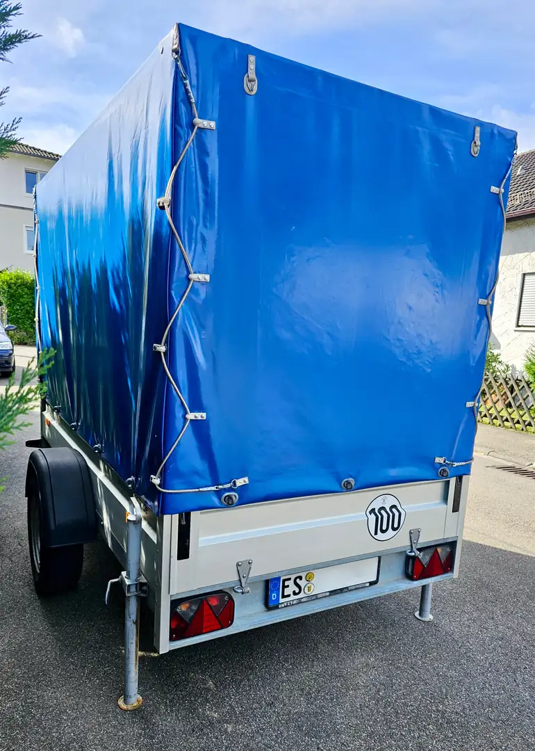 Trailer-Anhänger Anhänger Motorradanhänger Bleu - 2