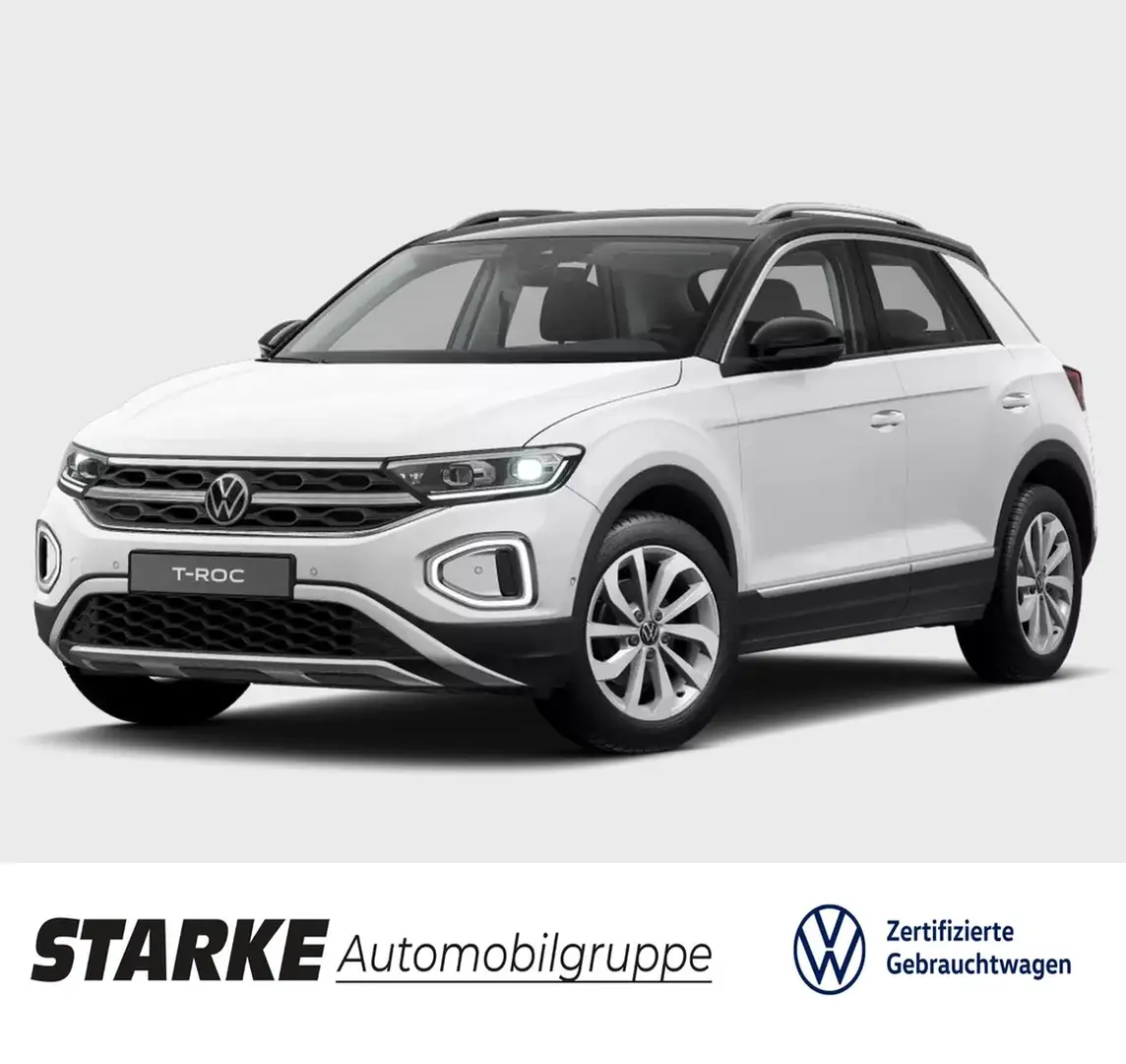 Volkswagen T-Roc 1.5 TSI Style LED Navi Standheizung Digital Coc... Wit - 1