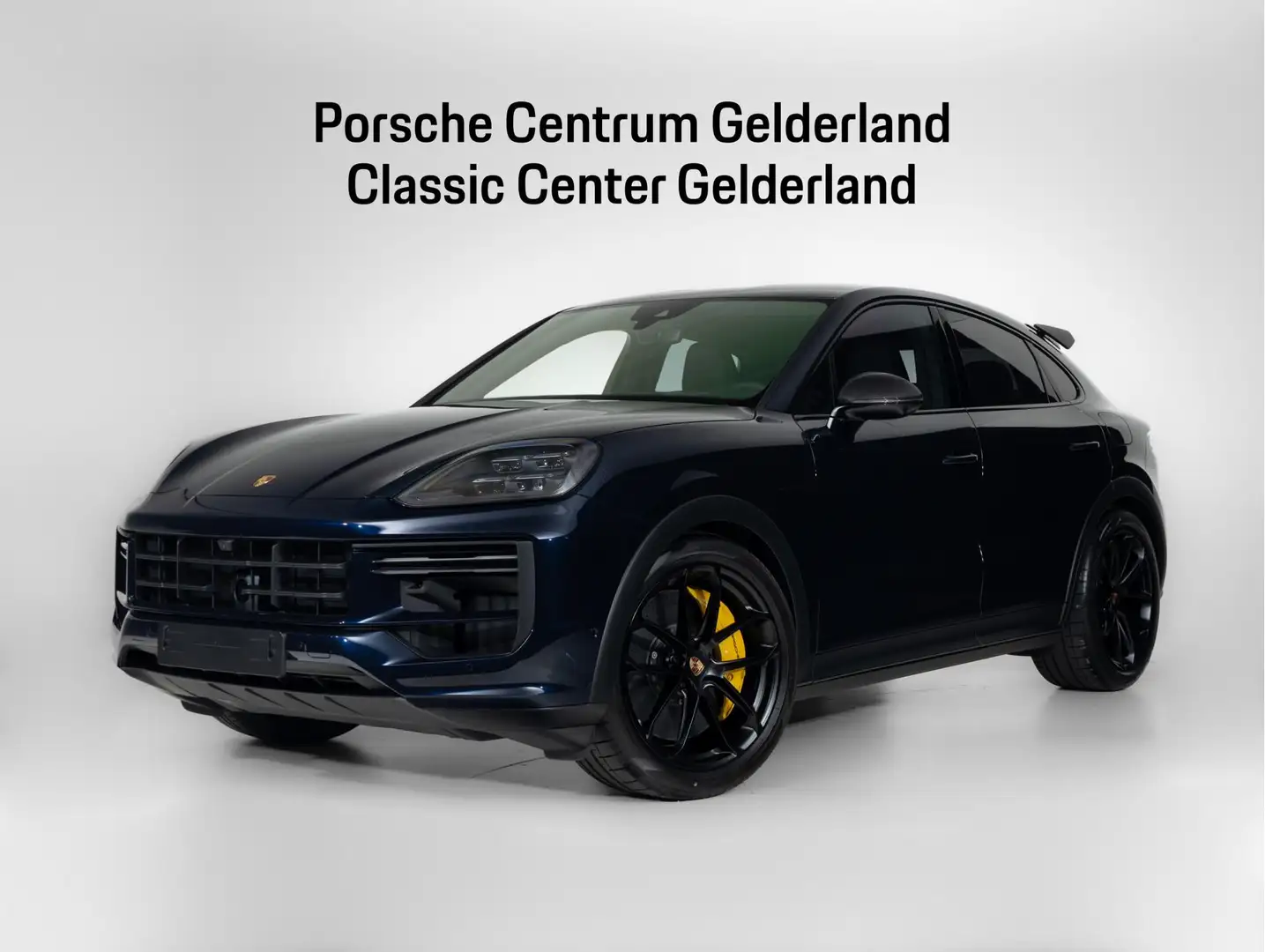 Porsche Cayenne Coupé Turbo E-Hybrid met GT-Pakket Blauw - 1