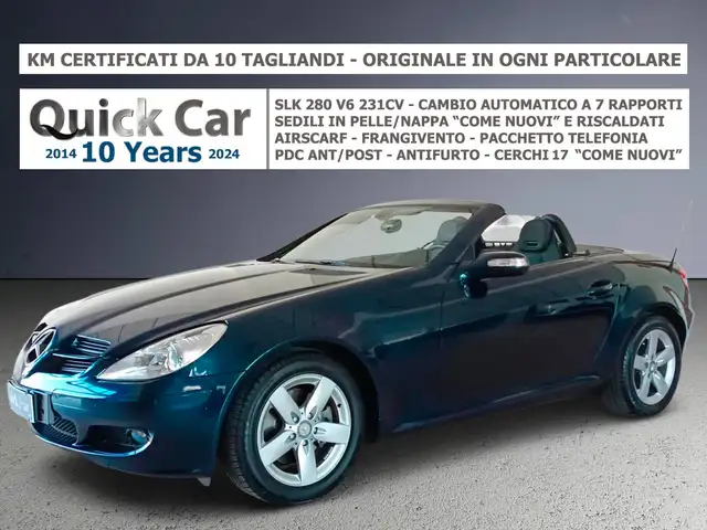 Mercedes-Benz SLK 280 V6 231CV, PELLE/NAPPA, AIRSCARF, CERCHI 17", UNICA