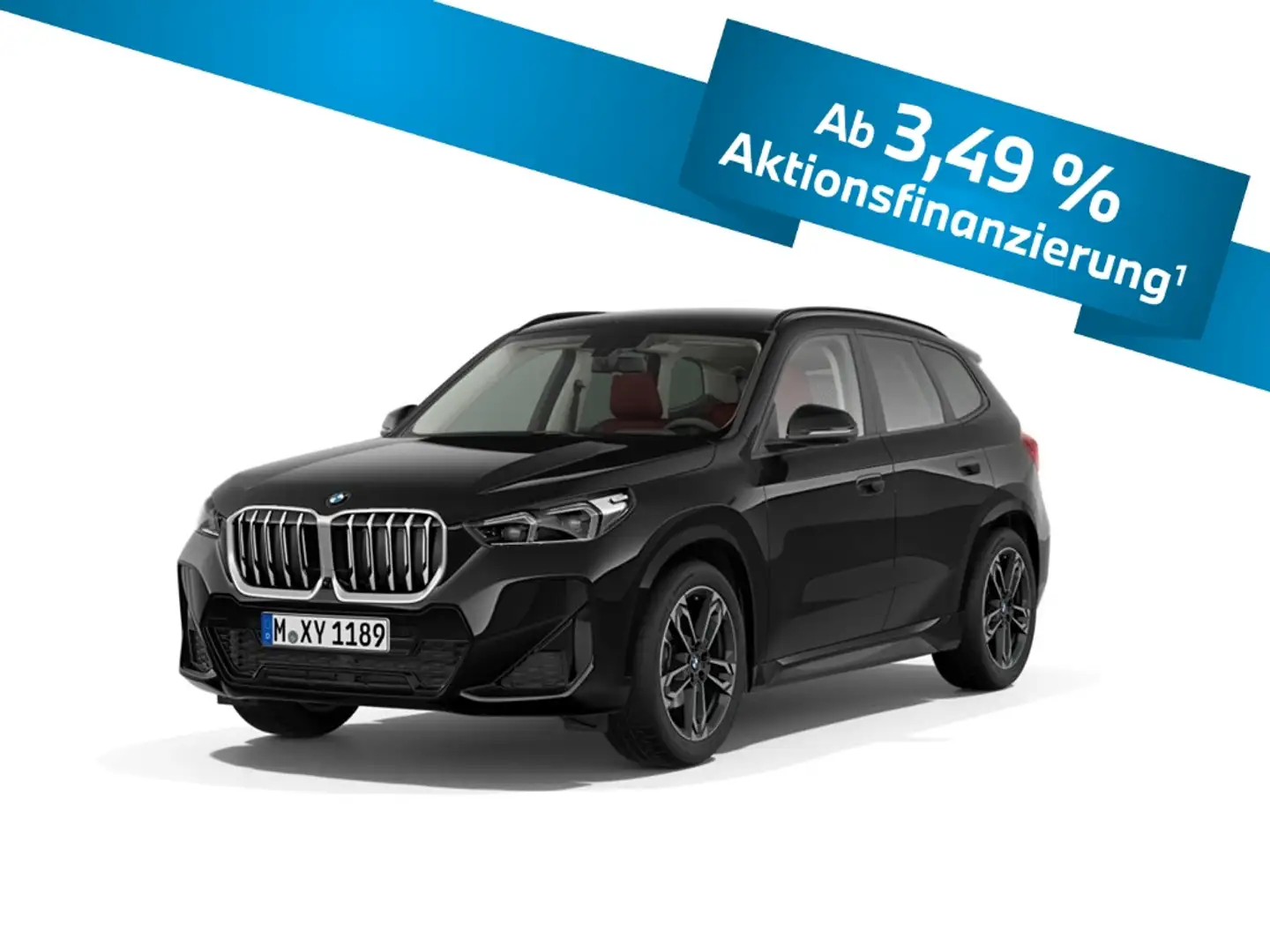 BMW X1 xDrive 20d Sportpaket HUD AD AHK-klappbar AHK Navi Schwarz - 1