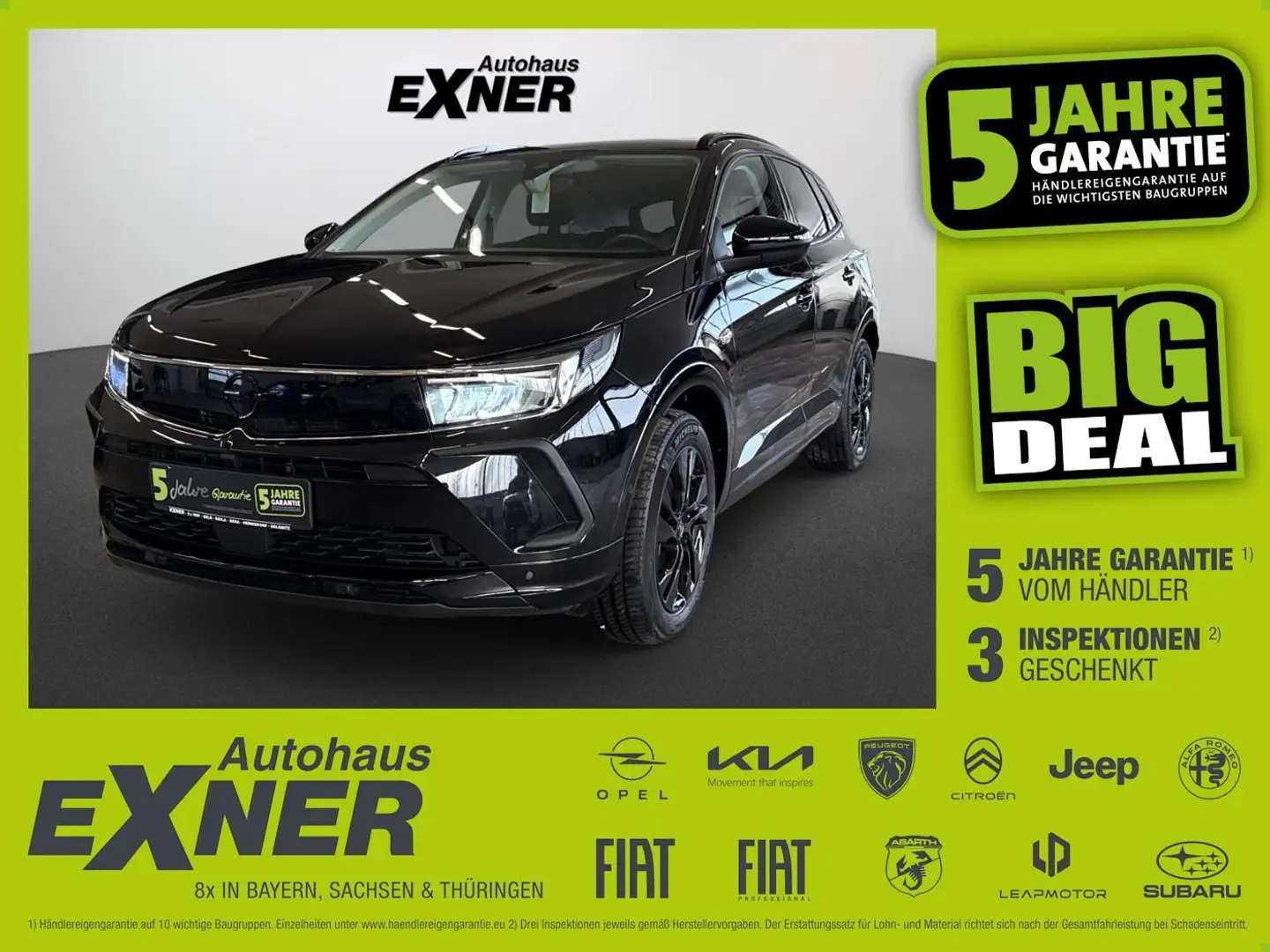 Opel Grandland 1.6 Turbo PHEV GS LINE ACC+LED+Navi+LM Schwarz - 1