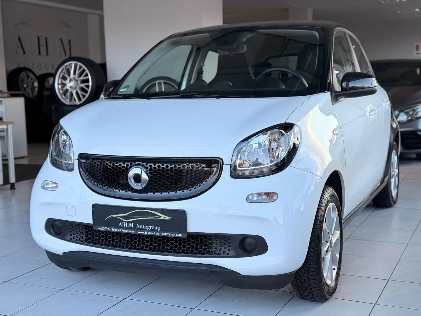 smart forFour passion Klimaaut./Tempomat/Smart S-Heft Weiß - 1