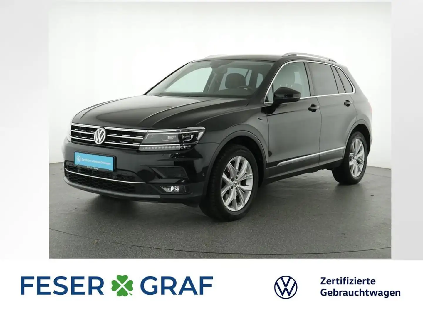 Volkswagen Tiguan Highline 2.0 TSI DSG Navi AHK Kamera ActiveInfo Schwarz - 1