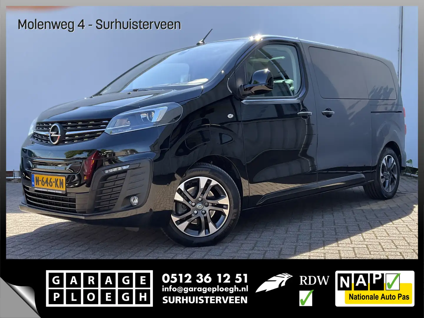 Opel Zafira Life Zafira-e 7-Pers Innovation Braun-Ability-Stoellift Zwart - 1