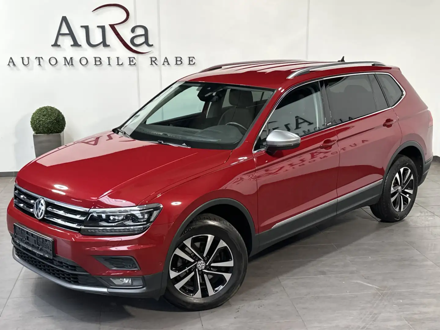Volkswagen Tiguan Allspace 2.0 TDI DSG United NAV+LED+VC+PP Rot - 2