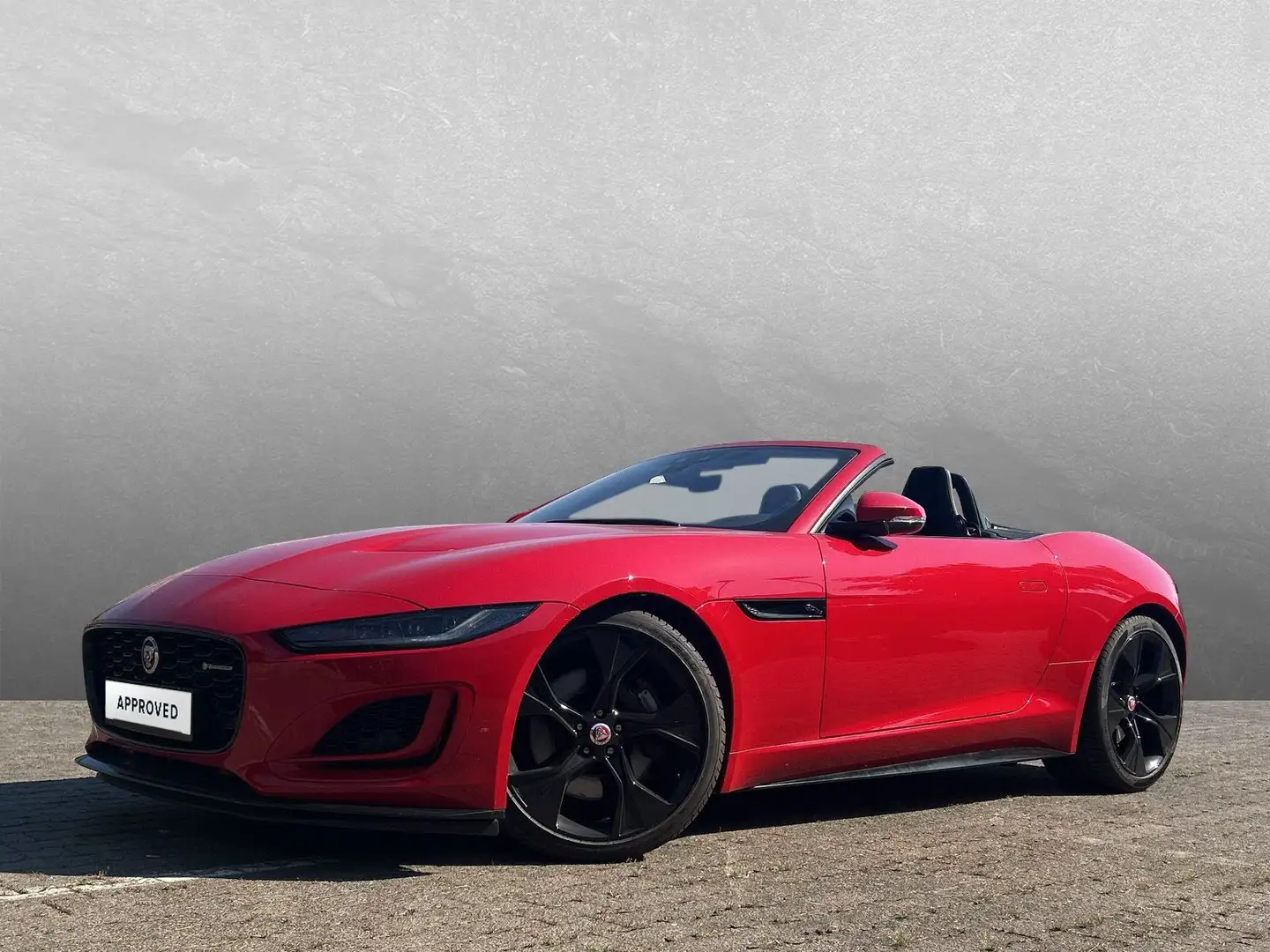 Jaguar F-Type P300 R-Dynamic Cabriolet Black-Pack / Kli Rot - 1