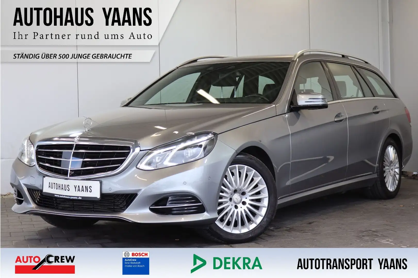 Mercedes-Benz E 300 T Elegance DISTRONIC+360°+LED+LUFT+PANO+17 Silver - 1