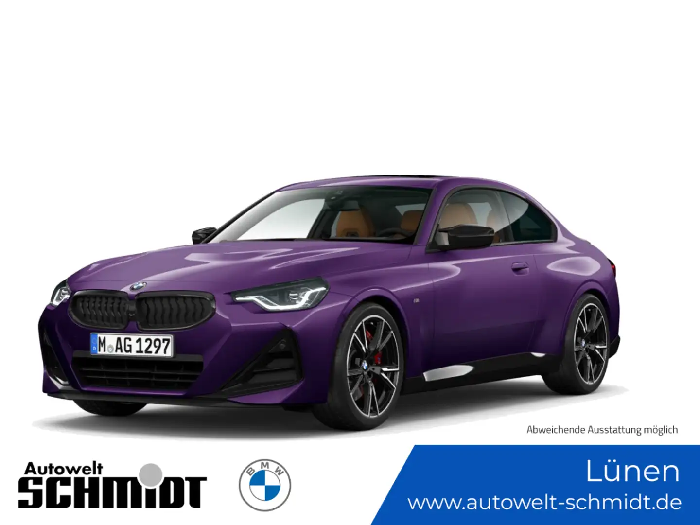BMW 240 M240i Coupe + GARANTIE-bis-05.2029 Paars - 1
