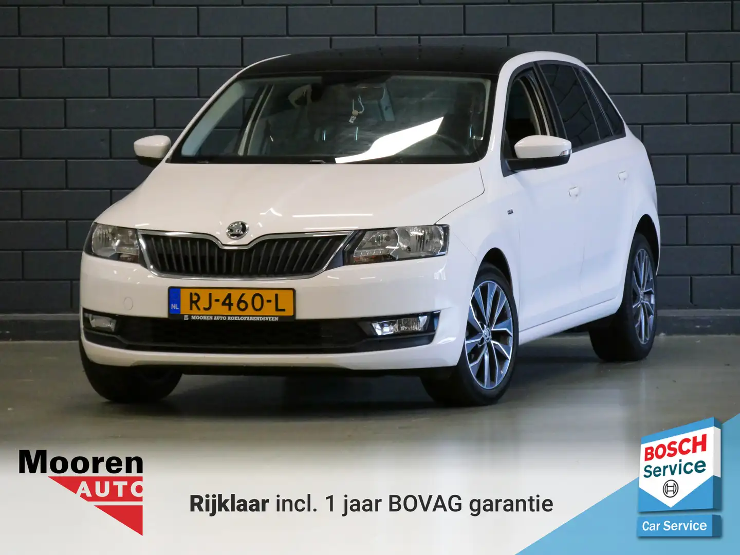 Skoda Rapid/Spaceback 1.0 TSI 96PK Greentech Drive | PANODAK | CARPLAY | Blanco - 1