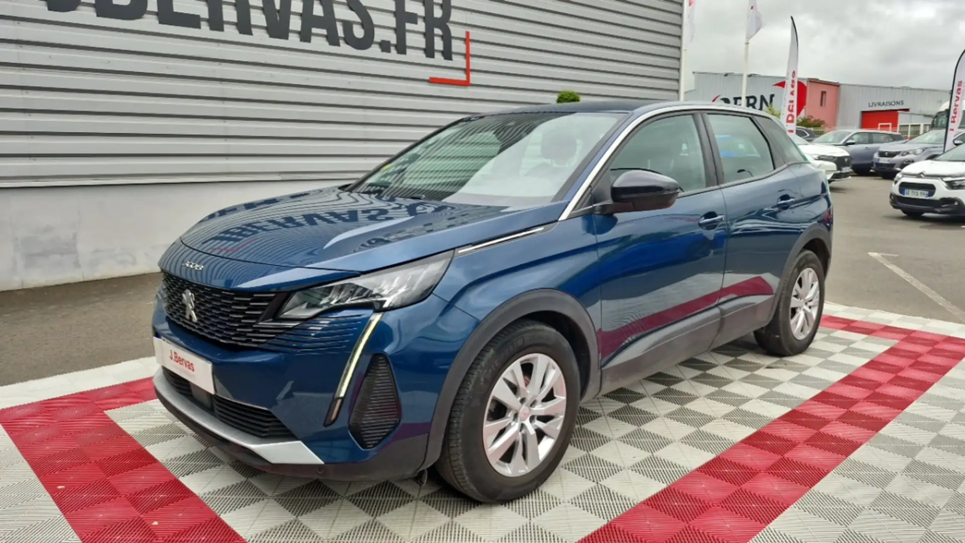 Peugeot 3008 BLUEHDI 130CH SS EAT8 ACTIVE PACK Bleu - 2