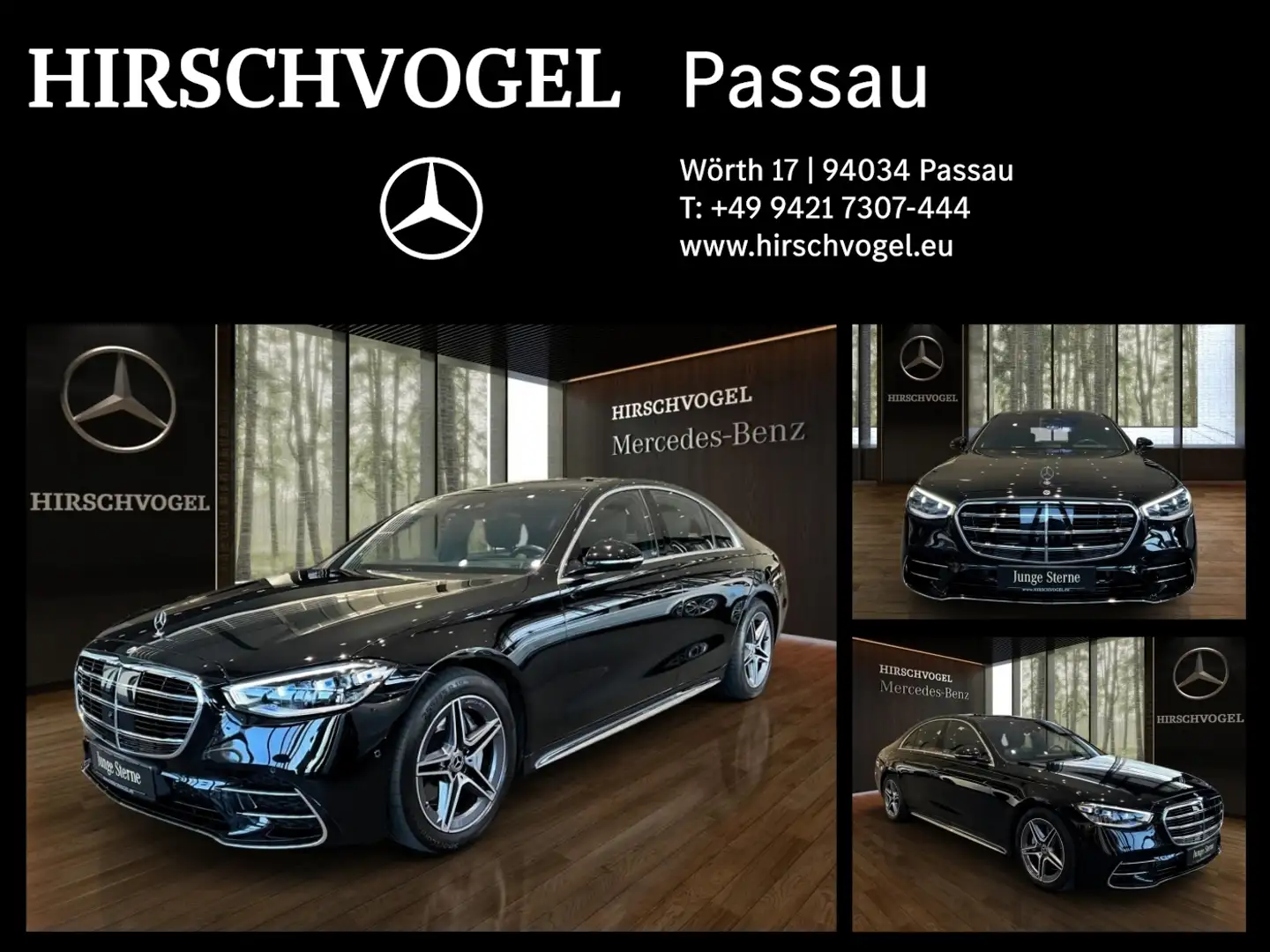 Mercedes-Benz S 580 4M AMG-Line+AIRMATIC+DISTRO+Pano+Sitzklima Black - 1