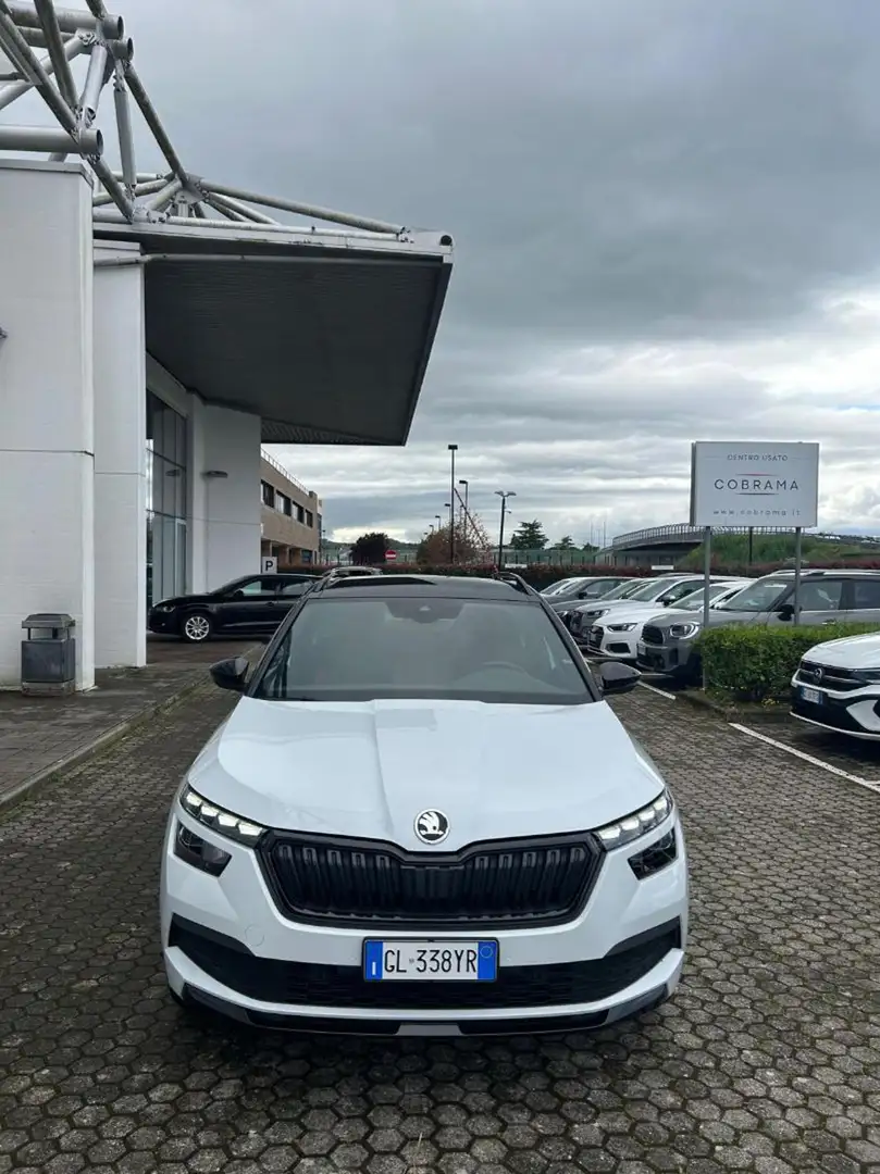 Skoda Kamiq 1.0 TSI 110 CV Monte Carlo NEO PATENTATO Bianco - 1