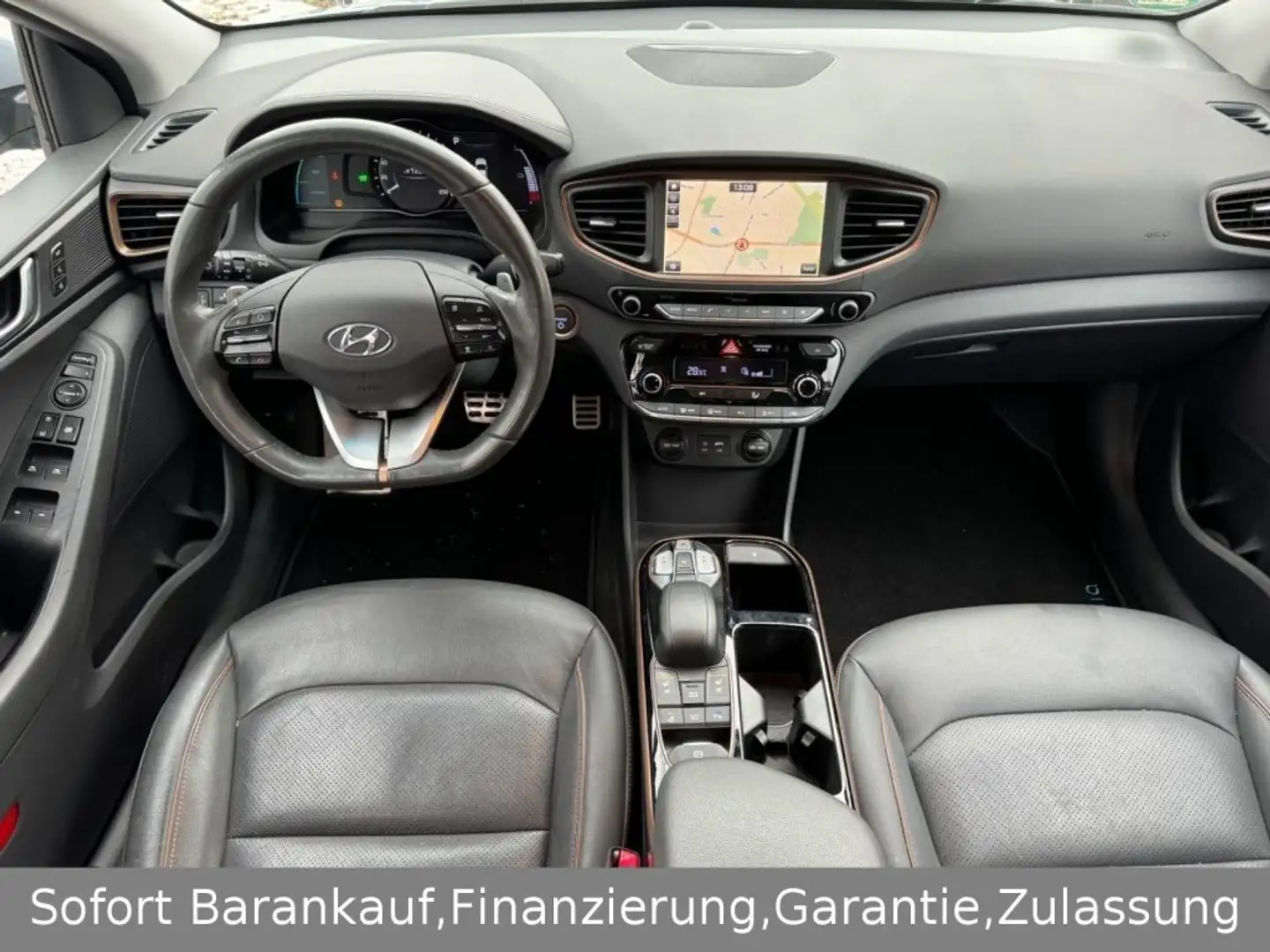Hyundai IONIQ Premium Elektro Navi LED Klima Leder Scheckheft Grau - 2