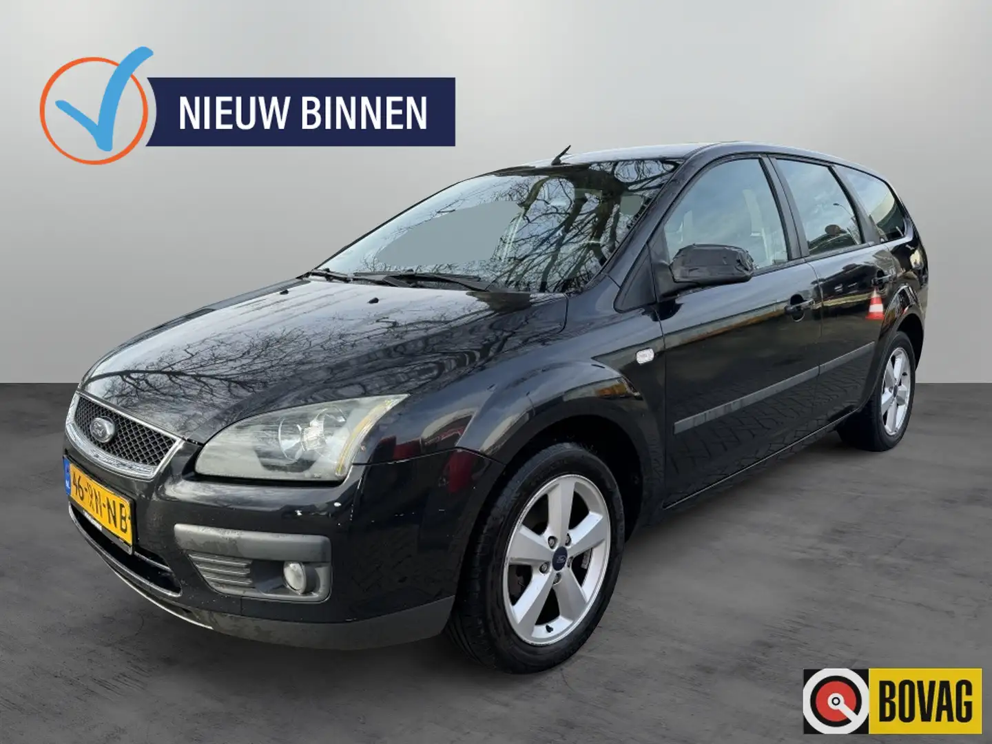 Ford Focus Wagon 1.6 16V First Ed. Airco Inruilkoopje Zwart - 1