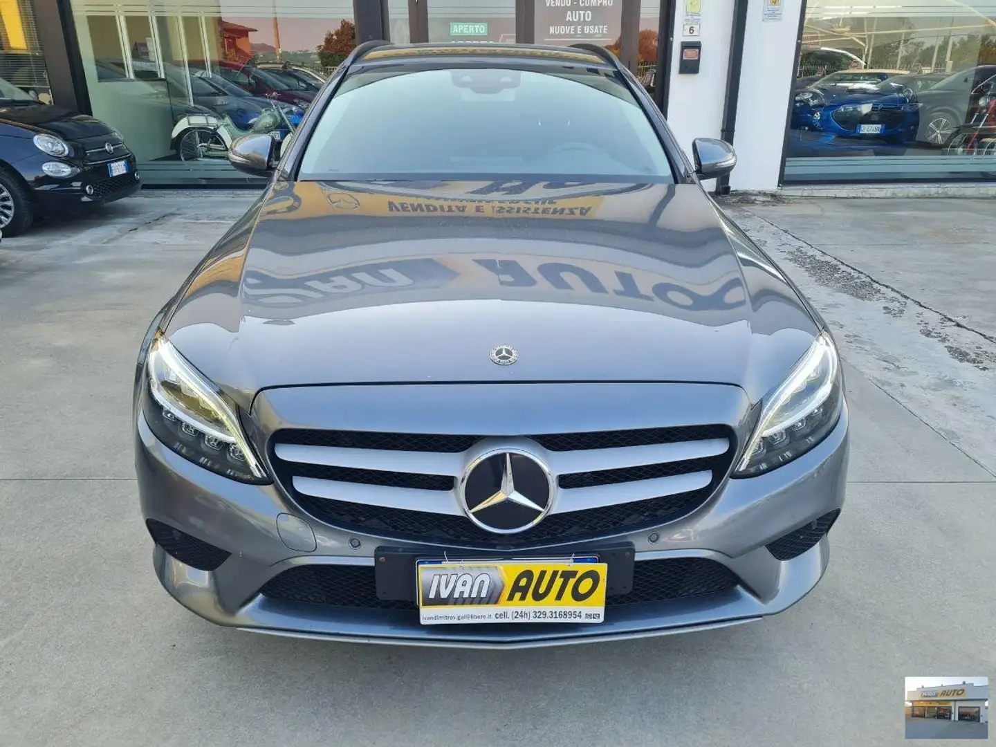 Mercedes-Benz C 220 C 2.0 Diesel-Euro 6D-Anno 2020 Argento - 2