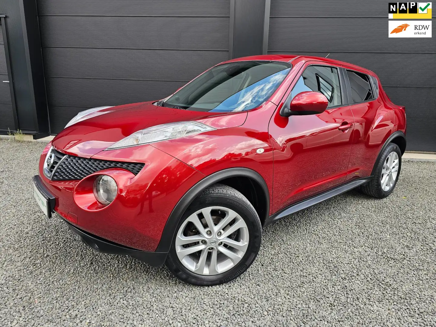 Nissan Juke 1.6 Tekna | 1e Eig. | Onderhoud | Als nieuw! | Rouge - 1